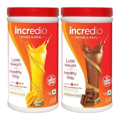 Incredio Weight Loss Shake Combo (Chocolate & Mango) Incredio Weight Loss Shake Combo (Chocolate & Mango)