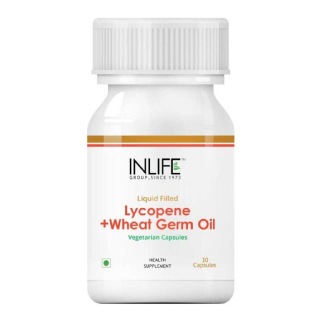 INLIFE Lycopene Wheat Germ Oil (500mg), 30 veggie capsule(s)