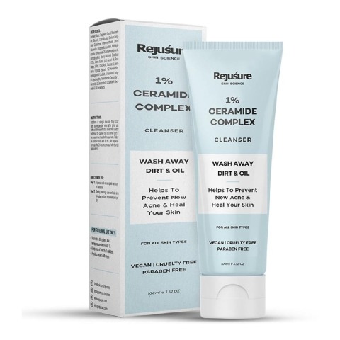 1 - Rejusure 1% Ceramide Complex Cleanser,  100 ml  Normal to Dry Skin 
