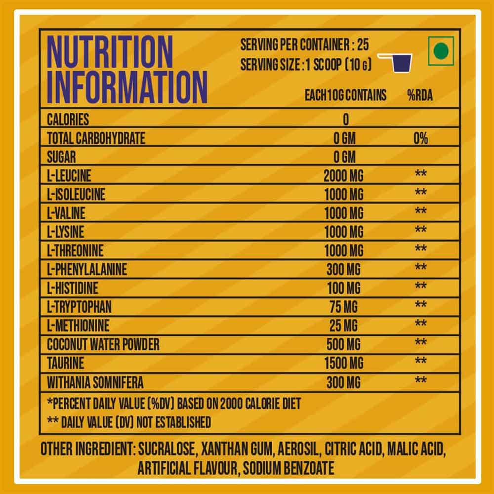 4 - Leopard Nutrition Advanced EAA,  Cola  0.55 lb  25 Servings 