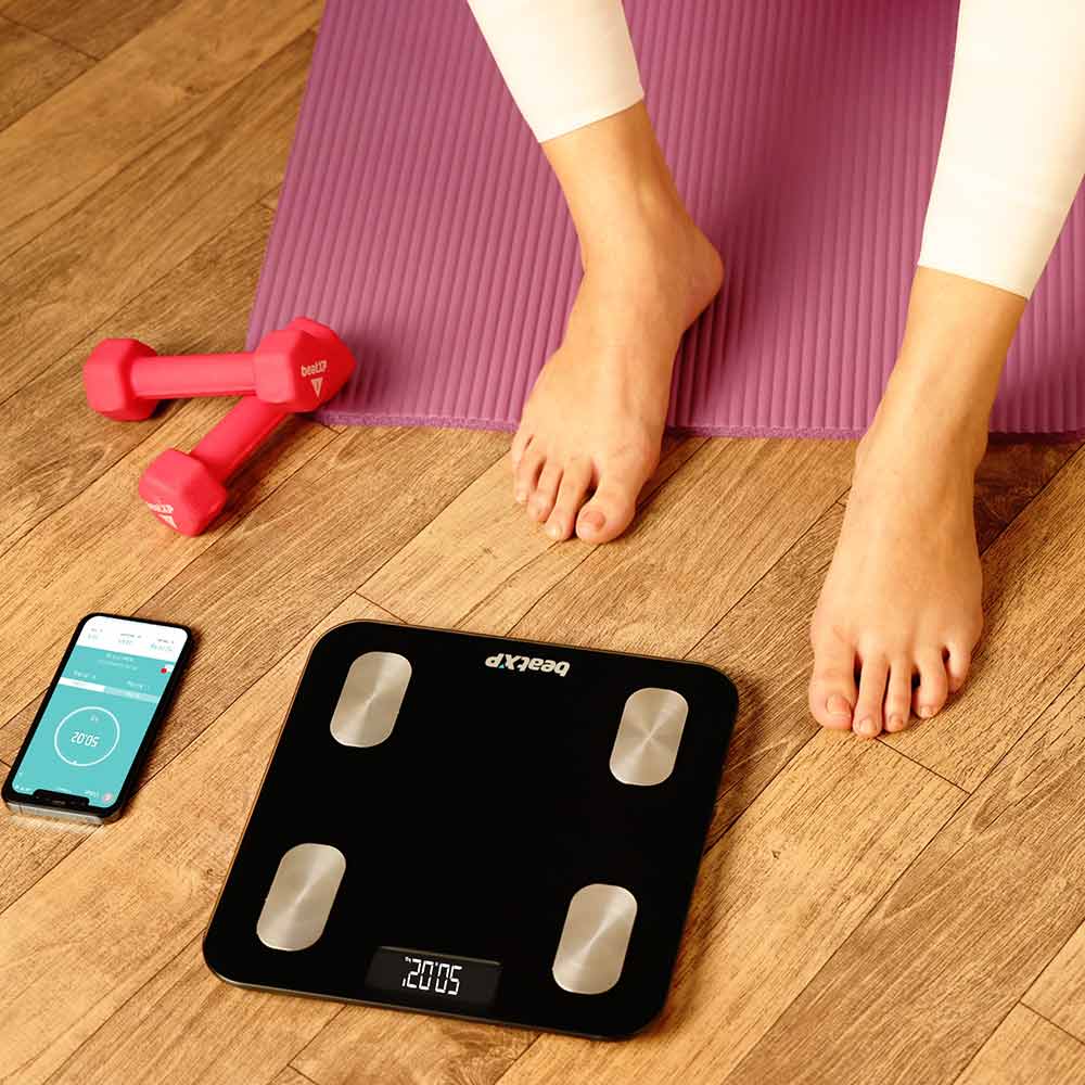 5 - beatXP SmartPlus Weighing Scale BMI,  Black 