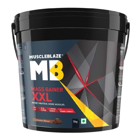 1 - MuscleBlaze Mass Gainer XXL, 11 lb Chocolate
