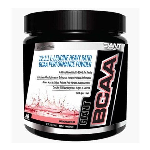 Giant Sports BCAA Powder, 0.54 lb Water Melon Giant Sports BCAA Powder, 0.54 lb Water Melon