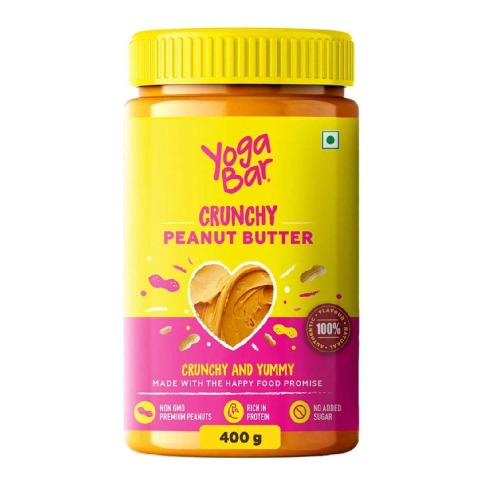 1 - Yogabars Crunchy Peanut Butter,  0.400 kg  Crunchy & Yummy 