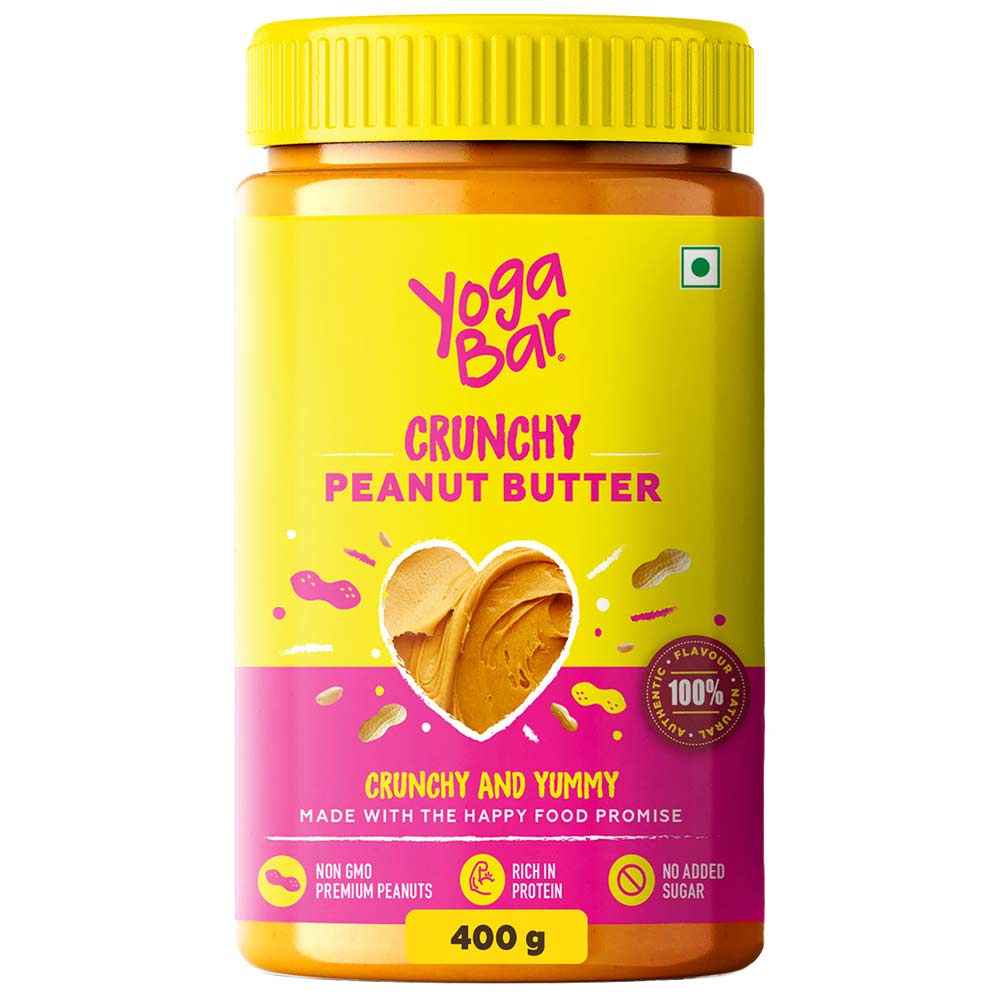 1 - Yogabars Crunchy Peanut Butter,  0.400 kg  Crunchy & Yummy 