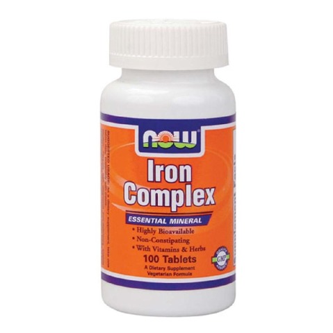 Now Iron Complex,  100 tablet(s) 