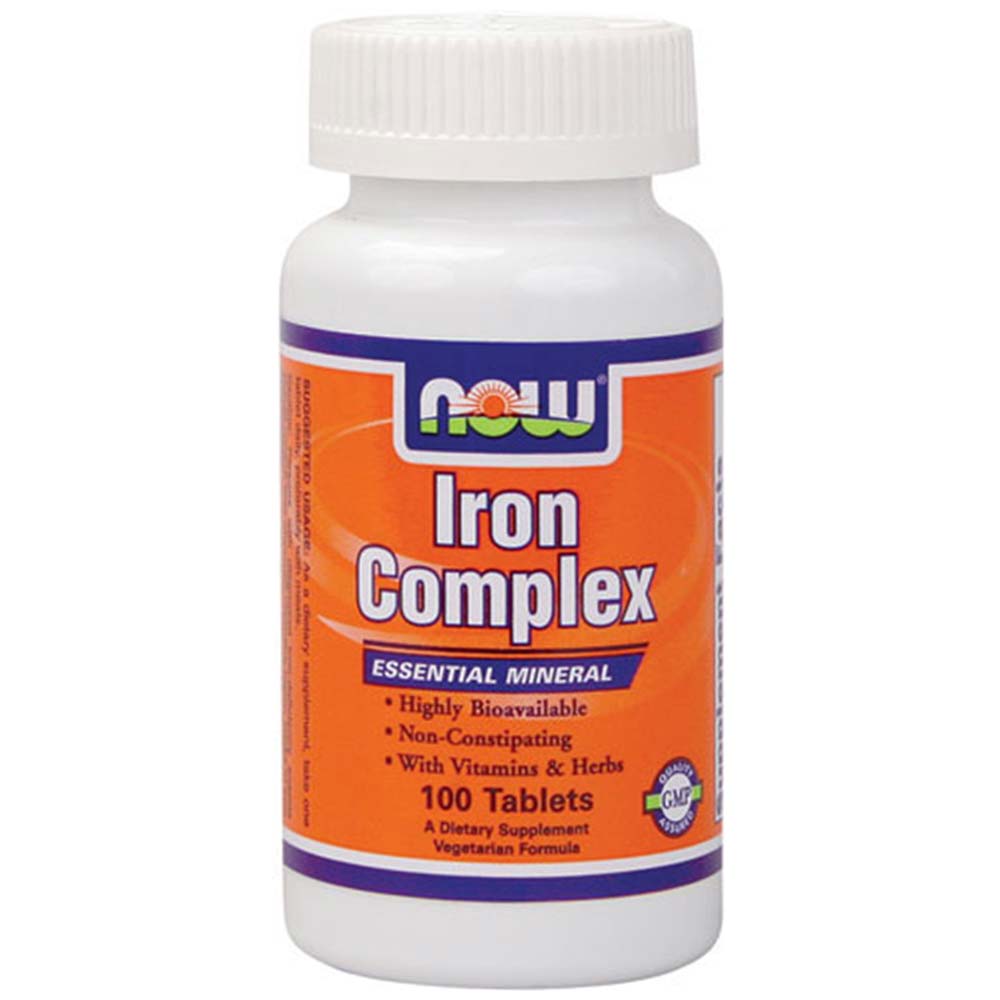 Now Iron Complex,  100 tablet(s) 