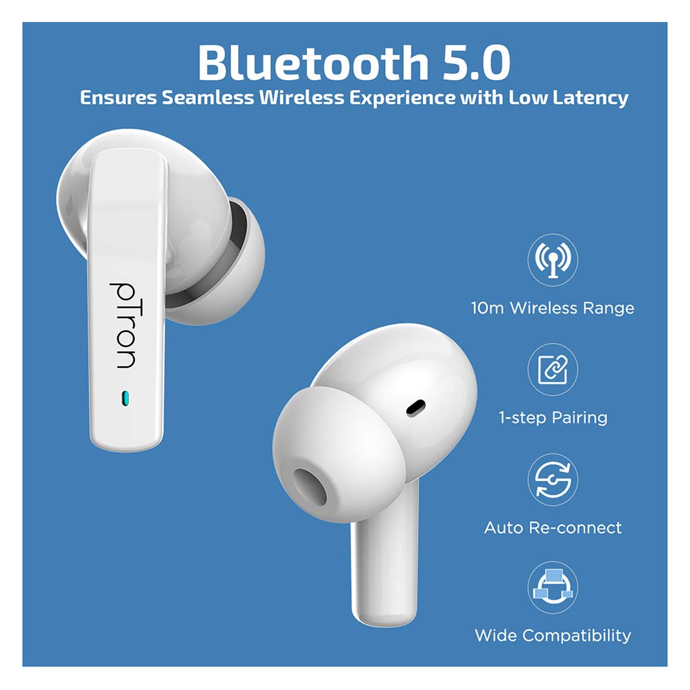 2 - Ptron Basspods 992,  White 