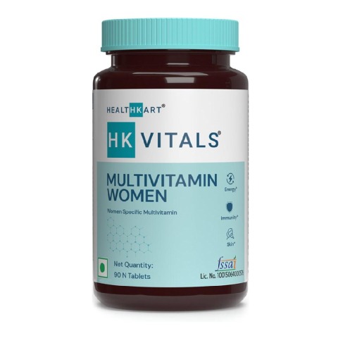 1 - HealthKart HK Vitals Multivitamin Women with Ginseng, Ginkgo Biloba, Soya-Isoflavones & Lycopene, 90 tablet(s) Unflavoured