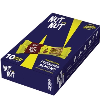 NutNut The Original Snack Bar, 10 Piece(s)/Pack Pistachio Almond