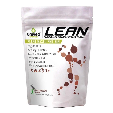 Unived Lean Pea Protein Isolate, 2.51 lb Ghana Chocolate