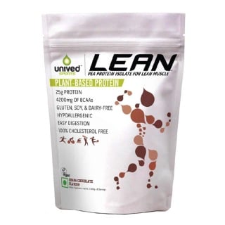 Unived Lean Pea Protein Isolate, 2.51 lb Ghana Chocolate