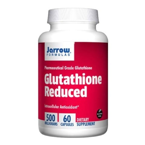 Jarrow Formulas Reduced Glutathione (500mg),  Unflavoured  60 capsules 