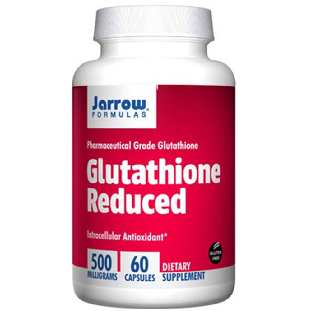 Jarrow Formulas Reduced Glutathione (500mg),  Unflavoured  60 capsules 