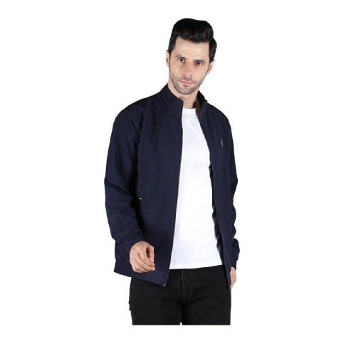 1 - John Ally Winter Gym Jacket for Men,  Navy Blue  Large 
