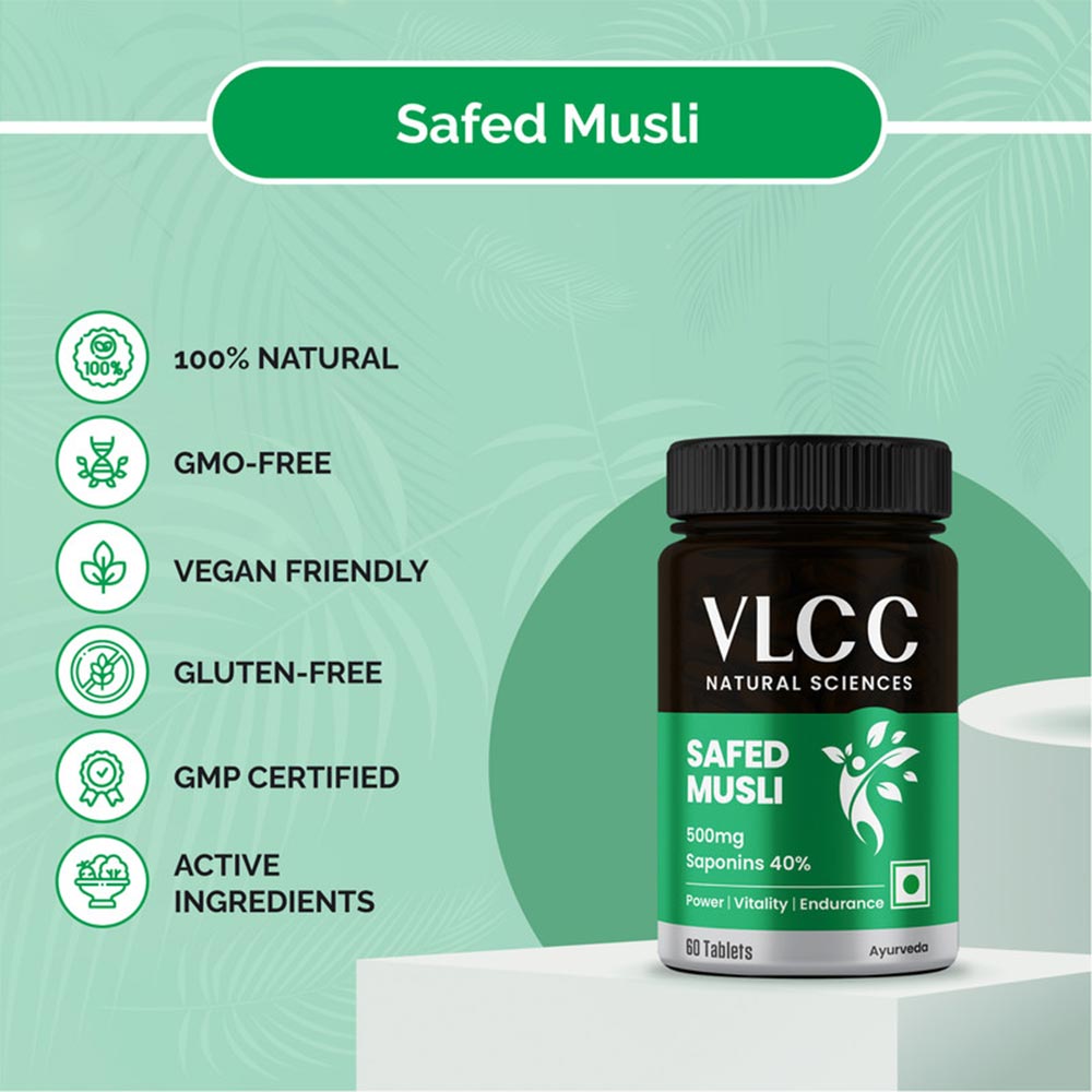 3 - VLCC Natural Sciences Safed Musli (Pack of 4),  60 tablet(s) 