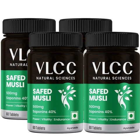 1 - VLCC Natural Sciences Safed Musli (Pack of 4),  60 tablet(s) 