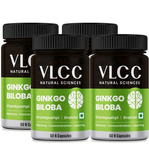 1 - VLCC Natural Sciences Ginkgo Biloba (Pack of 4),  60 capsules 