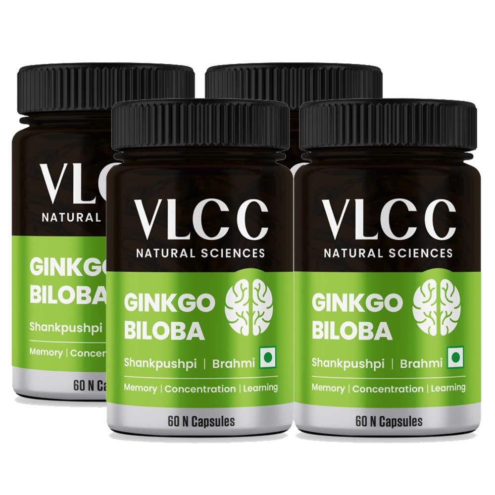 1 - VLCC Natural Sciences Ginkgo Biloba (Pack of 4),  60 capsules 