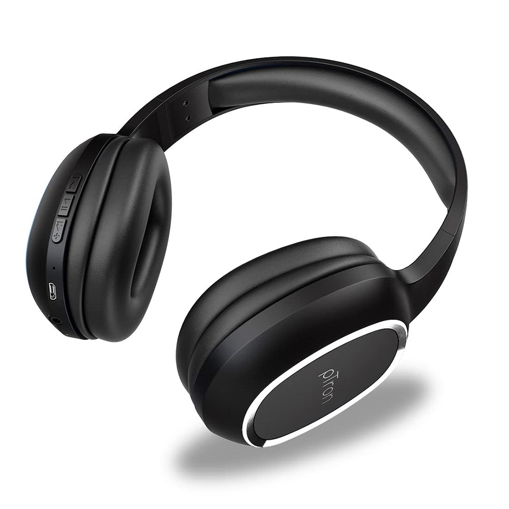 Ptron Studio Over-Ear Wireless Headphones,  Black 