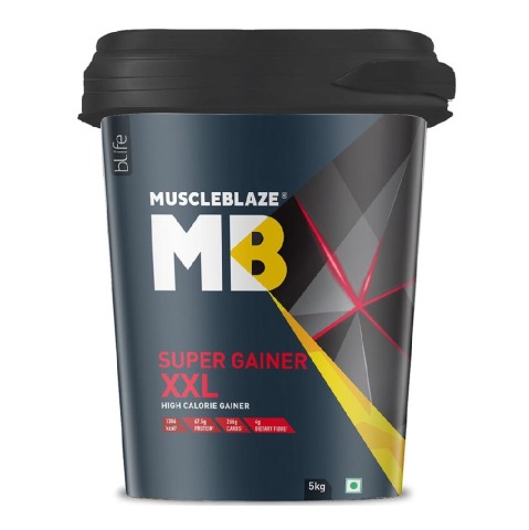 1 - MuscleBlaze Super Gainer XXL, 11 lb Chocolate