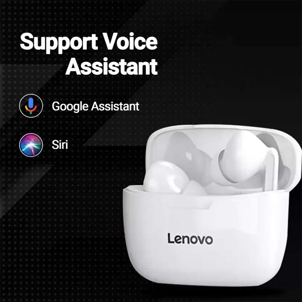 3 - Lenovo XT90 Bluetooth Headset,  White 