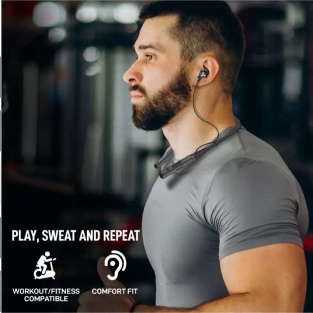 5 - Syska HE 4500 Bluetooth Headset,  Jet Black 