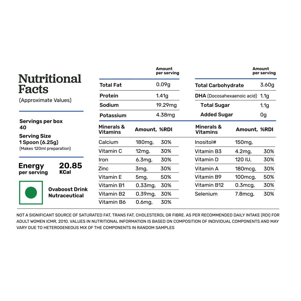 3 - andMe Ovaboost Drink Strawberry,  250 g 
