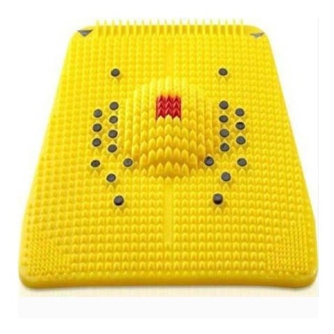 1 - K Kudos Acupressure Mat with Magnetic Therapy,  Yellow  Free Size 