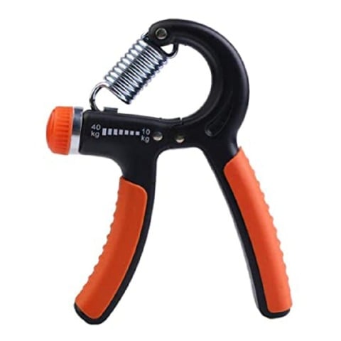 1 - K Kudos Adjustable Hand Grip Strengthener,  Black & Orange 