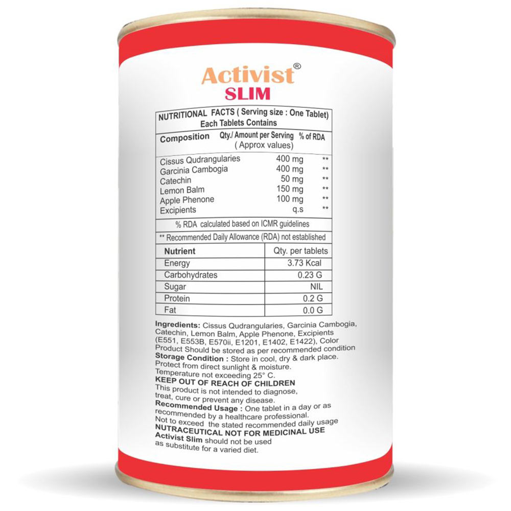 3 - Activist Slim,  60 tablet(s) 