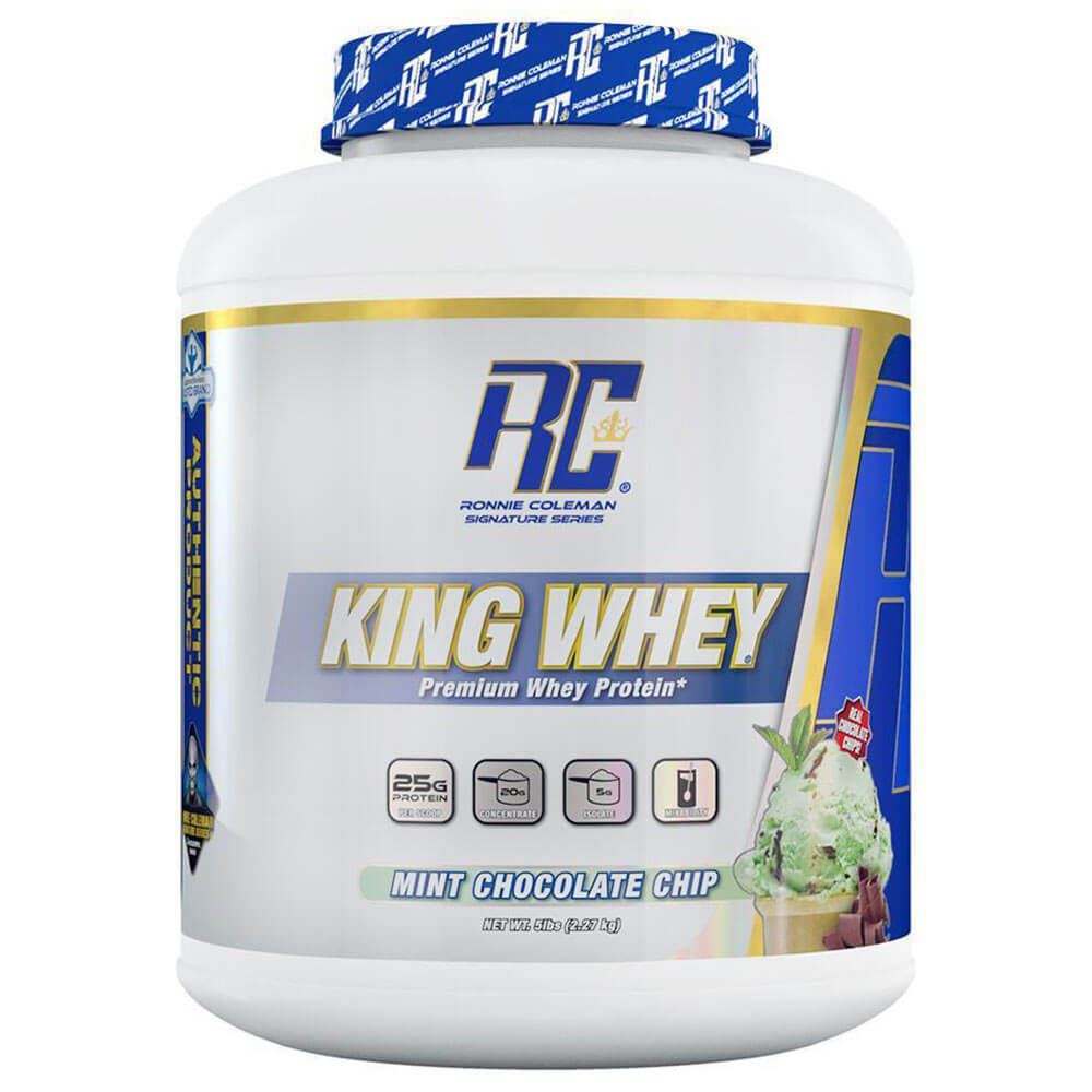 RONNIE COLEMAN King Whey,  5 lb  Mint Chocolate Chip 