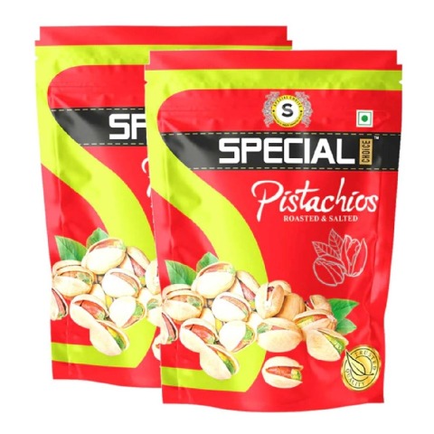 1 - Special Choice Pistachio, Roasted & Salted Iranian (Pack of 2) 250 g