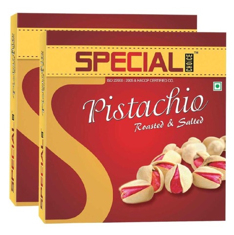 1 - Special Choice Pistachio, Roasted & Salted California Vacuum Pack (Pack of 2) 250 g