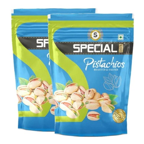 1 - Special Choice Pistachio, Roasted & Salted Akbari (Pack of 2) 250 g