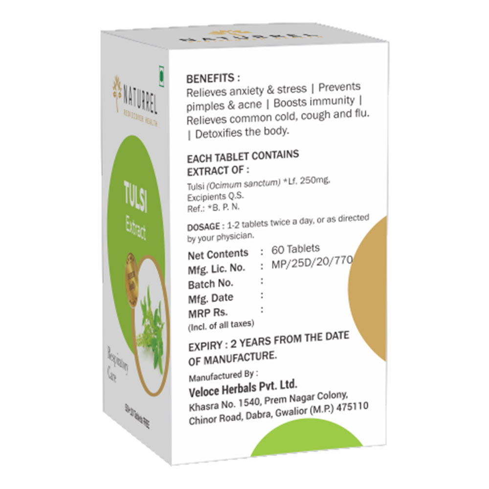 2 - Naturrel Tulsi Extract,  60 tablet(s) 