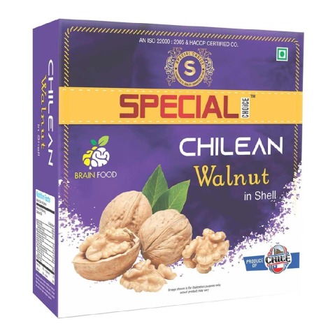 1 - Special Choice Chilean Walnut in Shell, 500 g Unflavoured