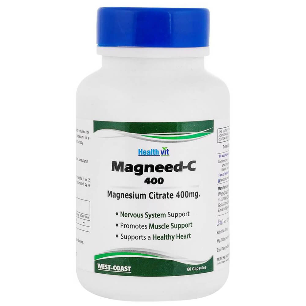 Healthvit Magneed-C 400,  Unflavoured  60 capsules 