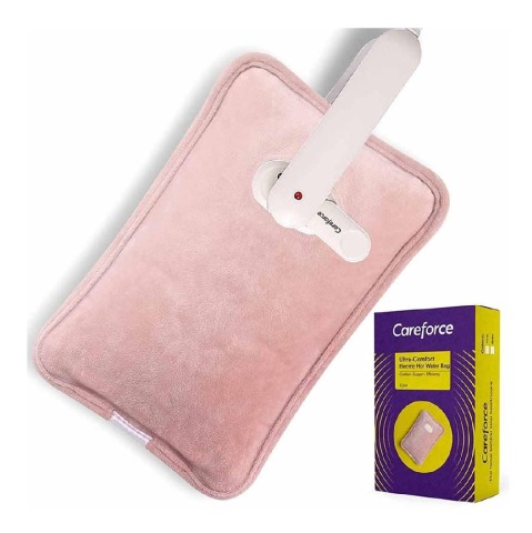 1 - Careforce Ultra-Comfort Electric Hot Water Bag Pink,  1 Piece(s)/Pack 