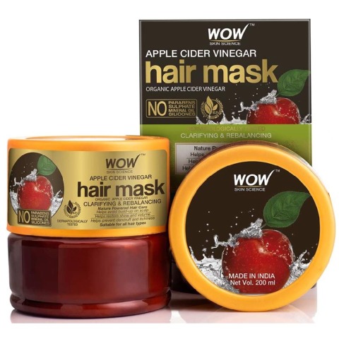 1 - WOW Skin Science Apple Cider Vinegar Hair Mask,  200 ml  for All Hair Types 