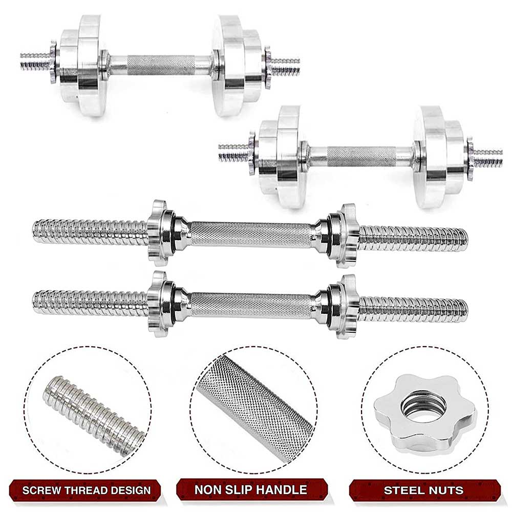 Steel Weight Adjustable Star Nut Dumbbell Set at Best Price in India