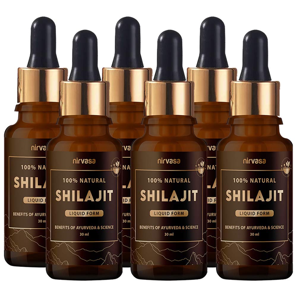 Nirvasa Shilajit Liquid (Pack of 6),  30 ml -picture-19
