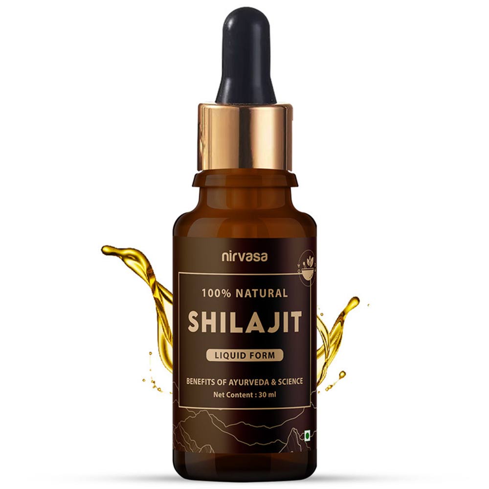 3 - Nirvasa Shilajit Liquid (Pack of 5),  30 ml 