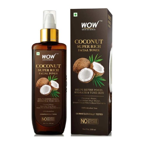 2 - WOW Skin Science Coconut Super Rich Facial Toner,  200 ml  for All Skin Types 