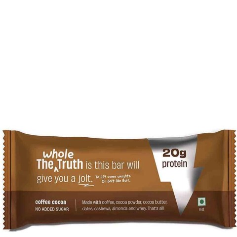 1 - The Whole Truth High Protein Bar 20g,  5 bar(s)  Coffee Cocoa 
