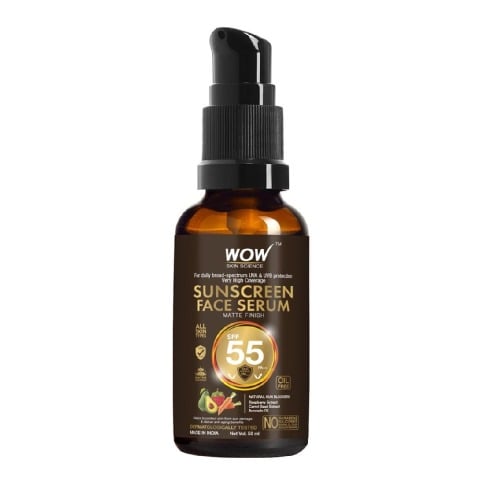 WOW Skin Science Matte Finish Sunscreen Face Serum,  50 ml  SPF 55 PA++ 