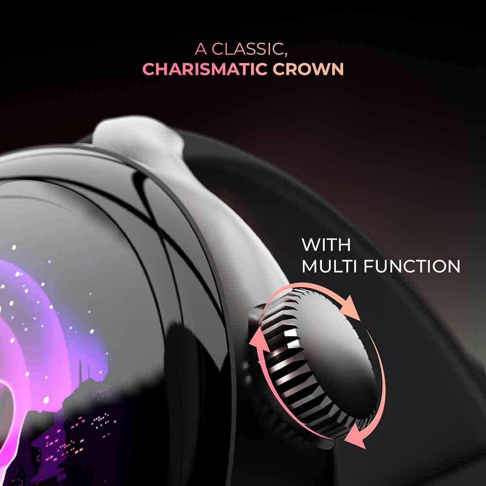 4 - beatXP Vega Smartwatch,  Black 