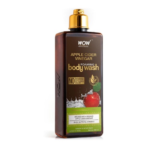 1 - WOW Skin Science Apple Cider Vinegar Foaming Body Wash,  250 ml  Shea Butter & Vitamin E 