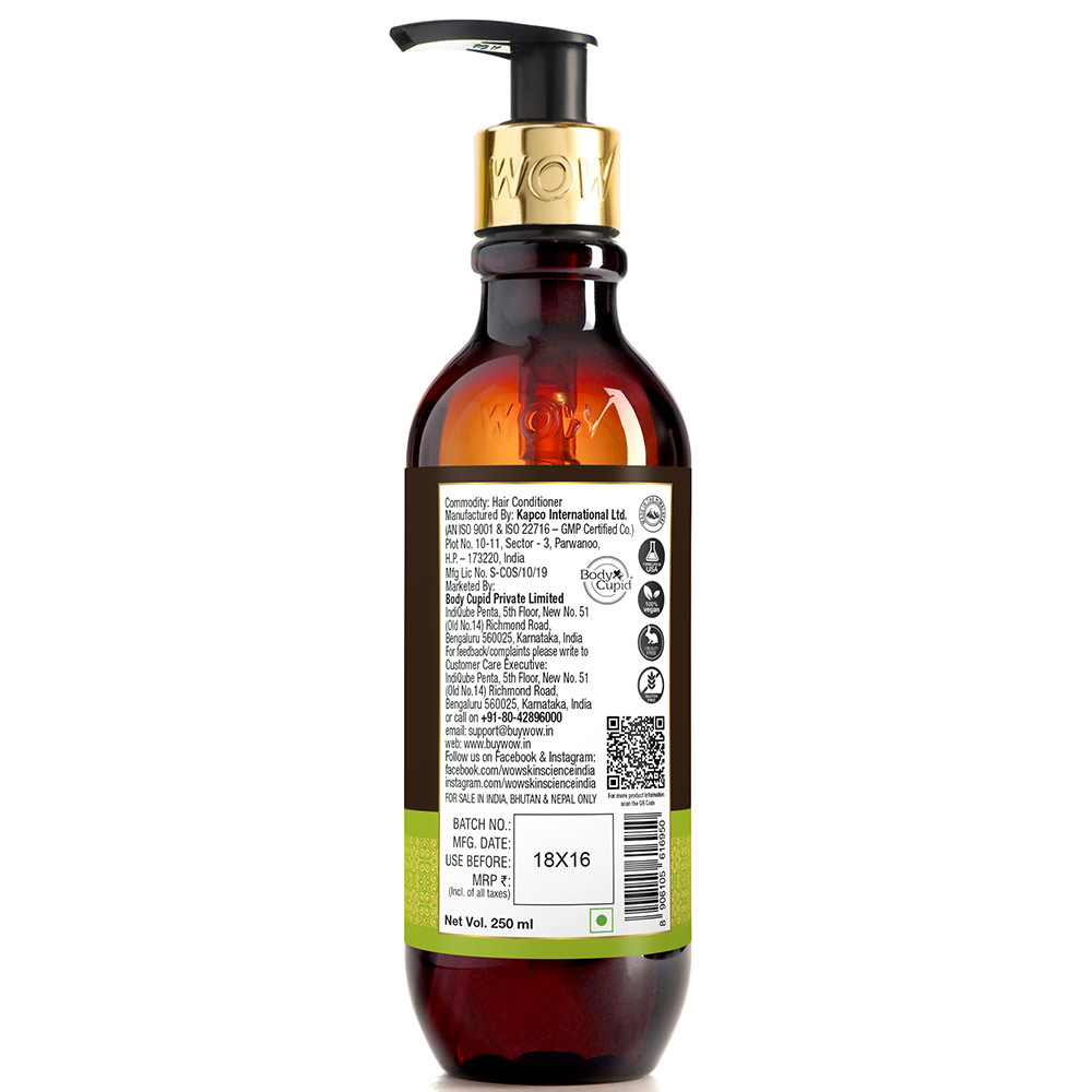 3 - WOW Skin Science Apple Cider Vinegar Hair Conditioner,  250 ml  for Oily Hair 