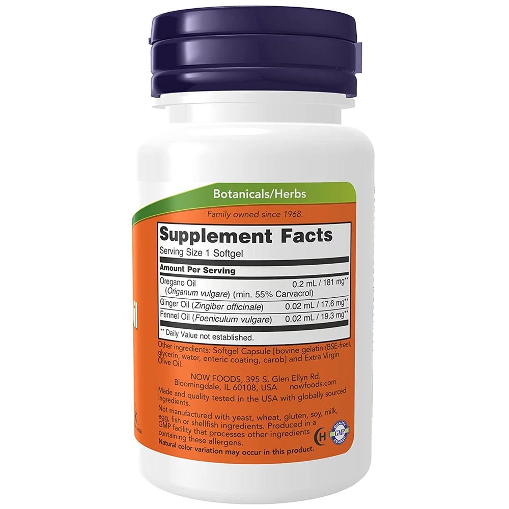 2 - Now Oregano Oil,  90 softgels 